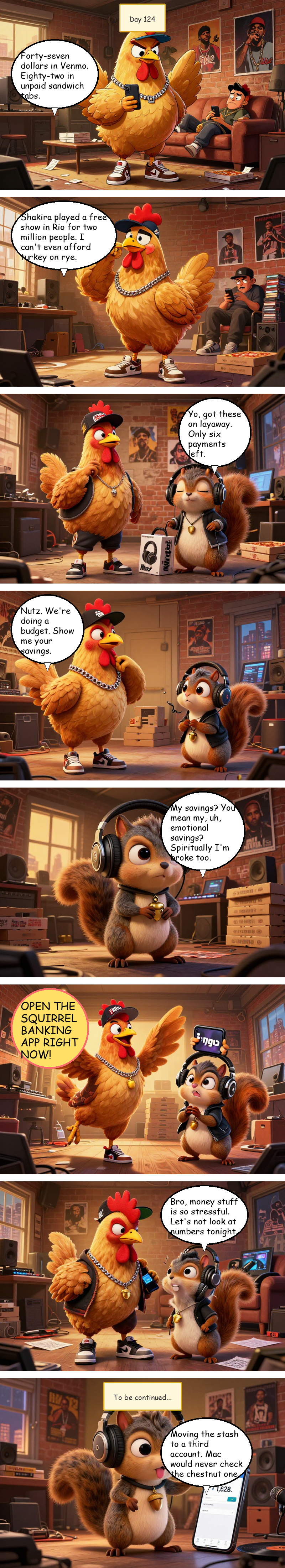 Mac Pollo's Rap Journey - Day 124: Day 124: The Acorn Audit