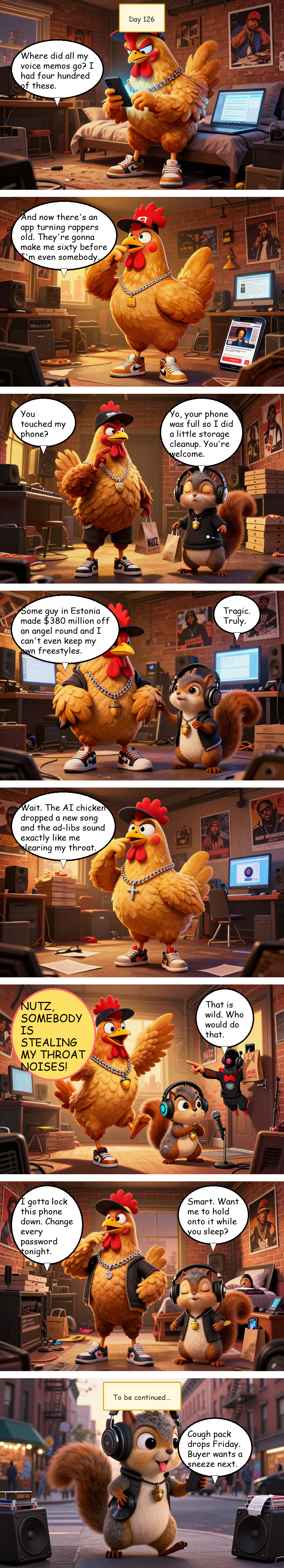Mac Pollo's Rap Journey - Day 126: Day 126: The Voice Memo Heist