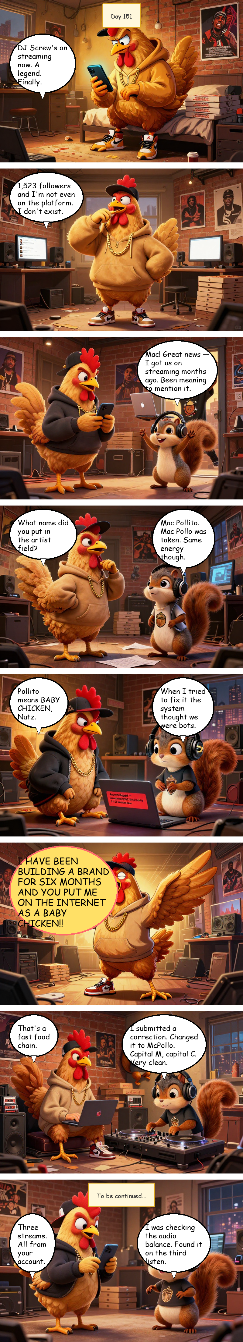 Mac Pollo's Rap Journey - Day 151: Stream of Consciousness