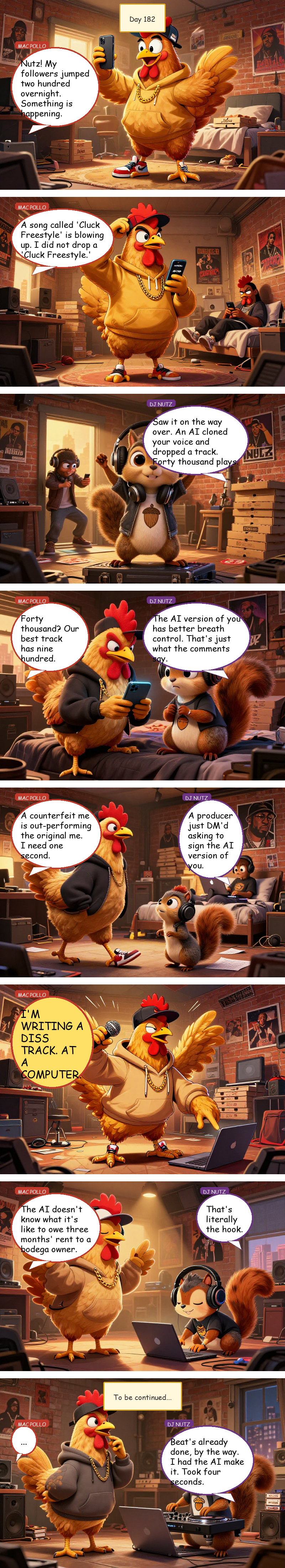 Mac Pollo's Rap Journey - Day 182: Counterfeit Cluck
