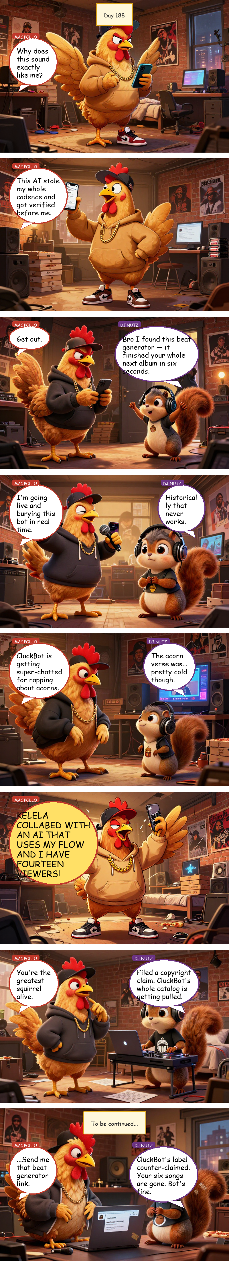 Mac Pollo's Rap Journey - Day 188: CluckBot