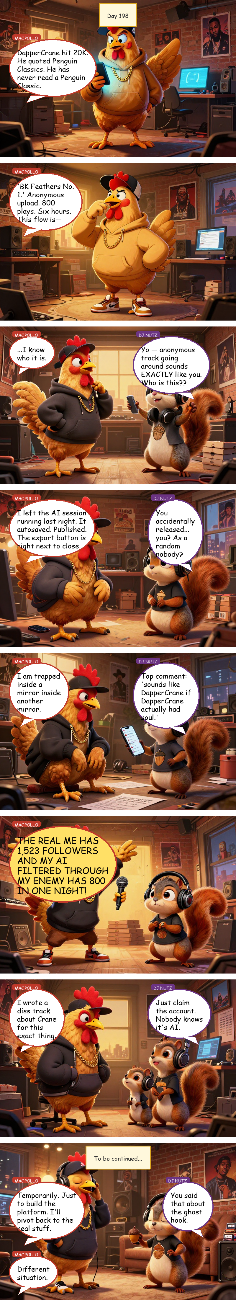 Mac Pollo's Rap Journey - Day 198: The BK Feathers Incident