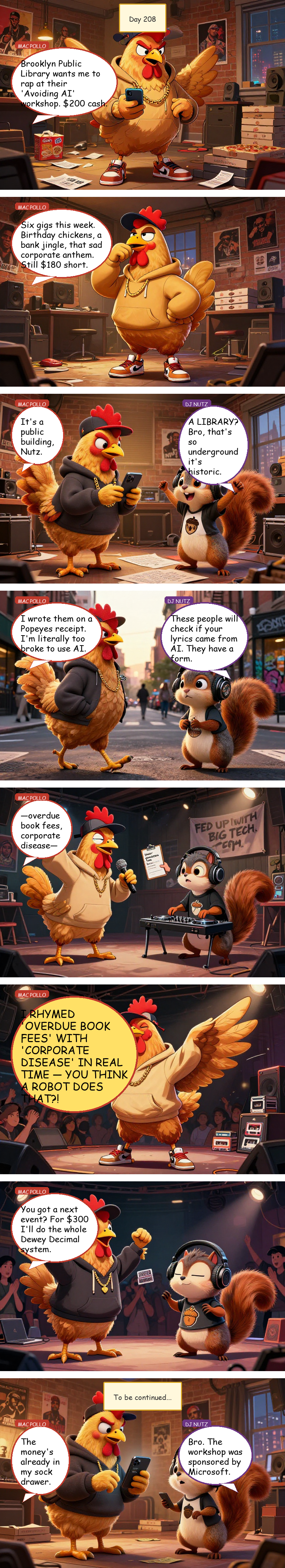 Mac Pollo's Rap Journey - Day 208: Sponsored By The Enemy