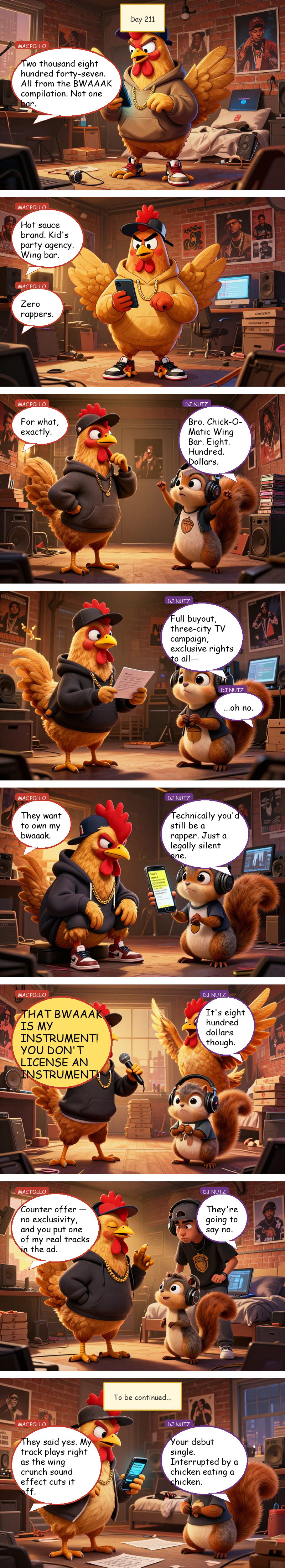 Mac Pollo's Rap Journey - Day 211: Chicken Rights