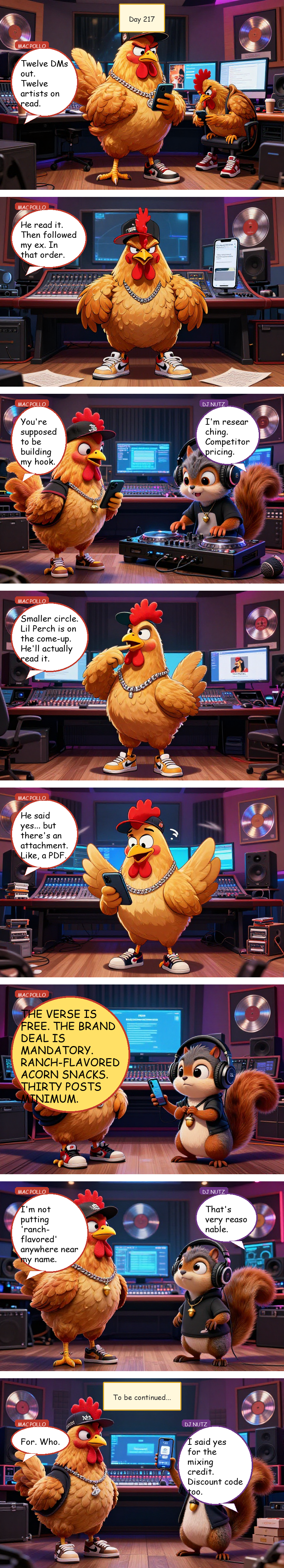 Mac Pollo's Rap Journey - Day 217: Left On Read (And Ranch)