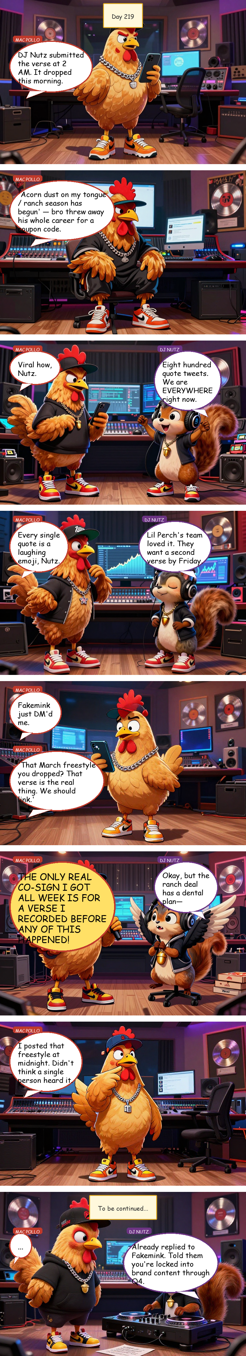 Mac Pollo's Rap Journey - Day 219: Read Receipts