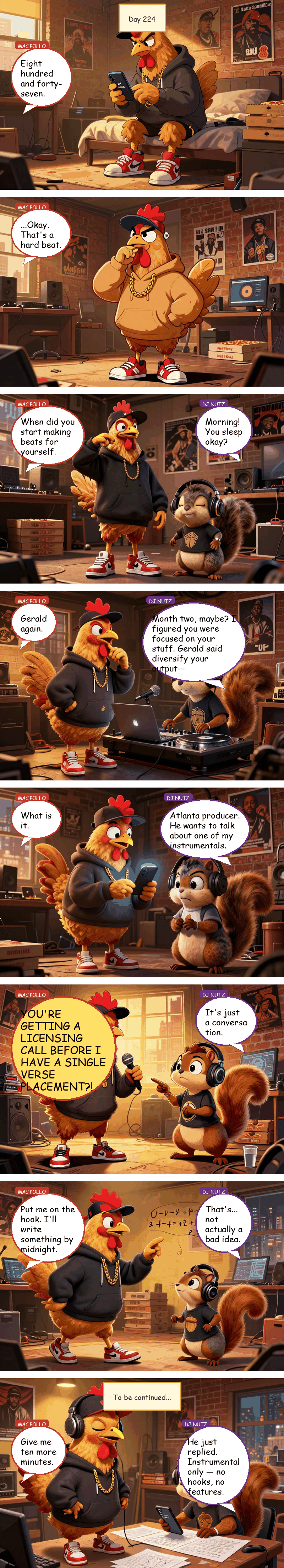 Mac Pollo's Rap Journey - Day 224: Eight Hundred Forty-Seven
