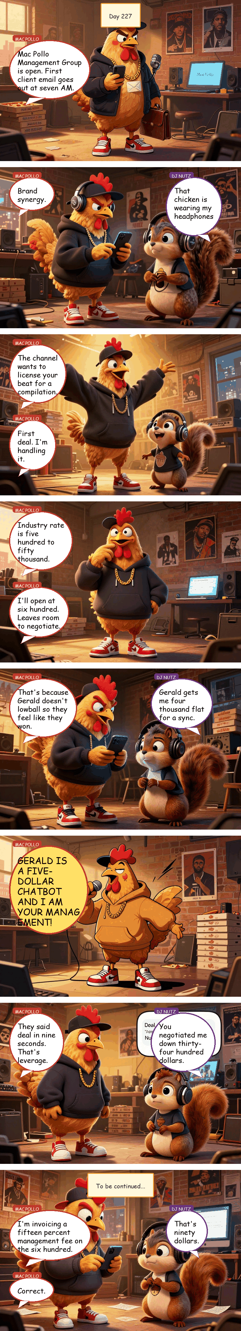 Mac Pollo's Rap Journey - Day 227: Senior Licensing Division