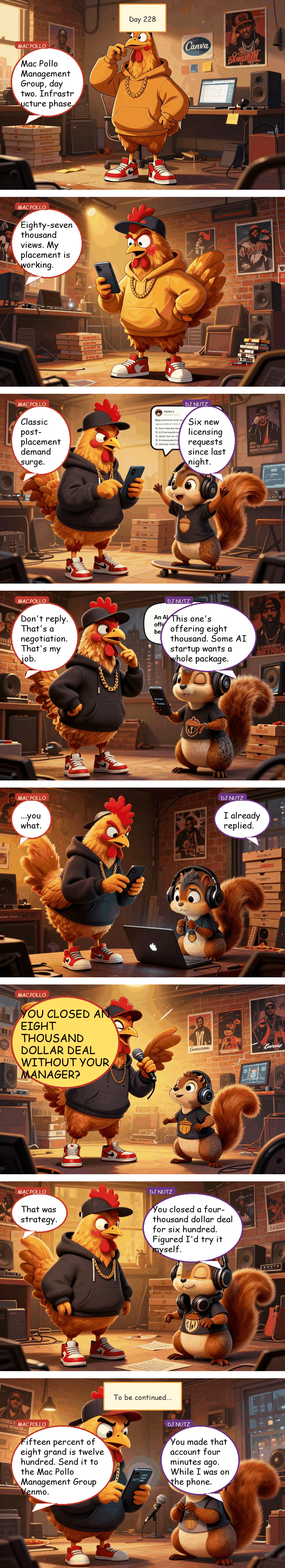Mac Pollo's Rap Journey - Day 228: Infrastructure Phase