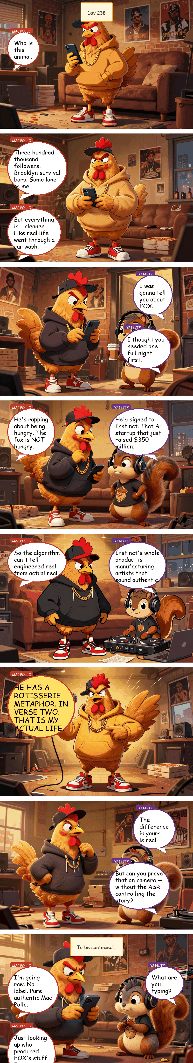 Mac Pollo's Rap Journey - Day 238: Hungry Like the Fox