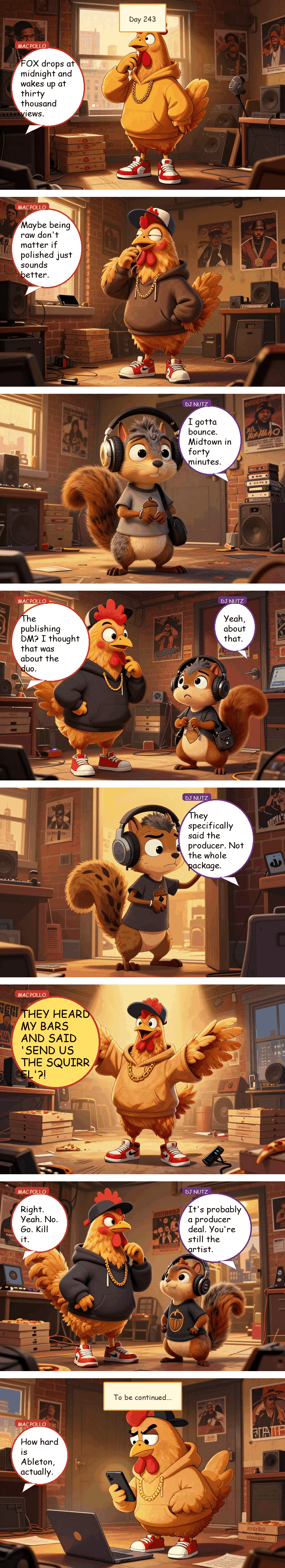Mac Pollo's Rap Journey - Day 243: Just the Squirrel