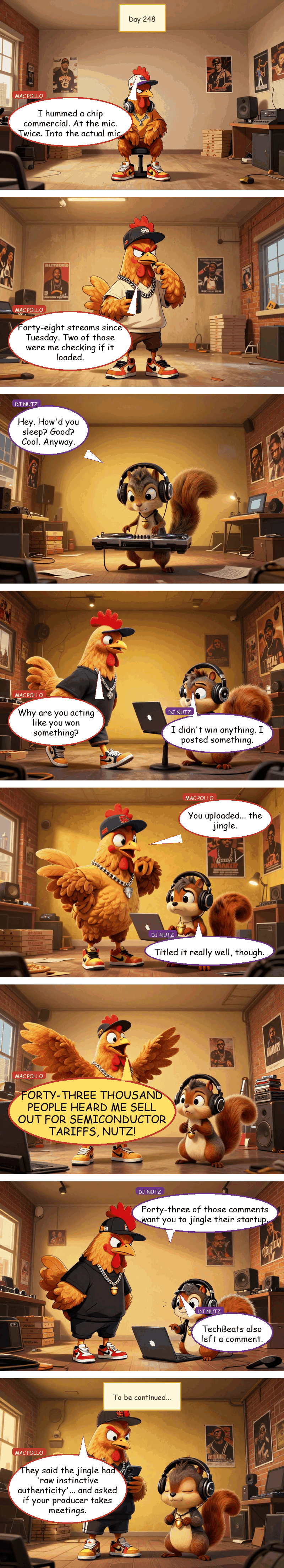 Mac Pollo's Rap Journey - Day 248: The Jingle That Uploaded Itself