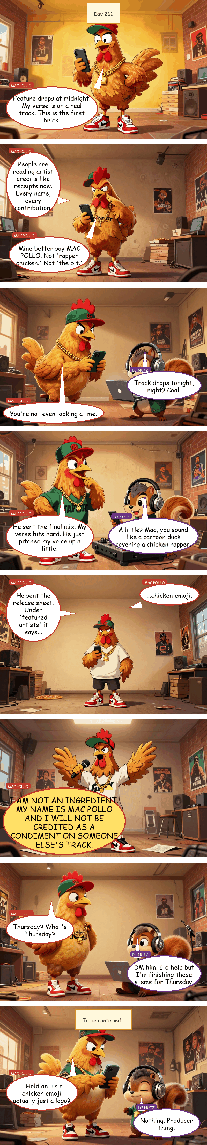 Mac Pollo's Rap Journey - Day 261: Credited as a Condiment