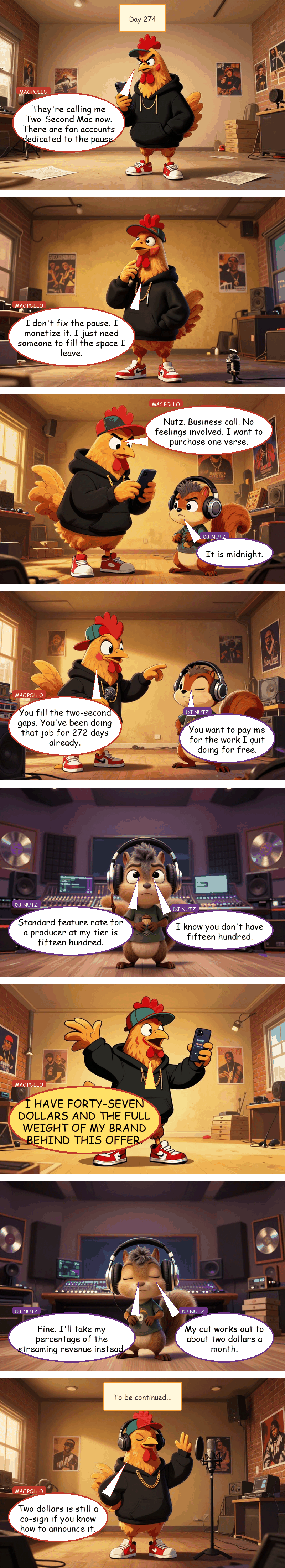 Mac Pollo's Rap Journey - Day 274: Two Dollars Is A Co-Sign