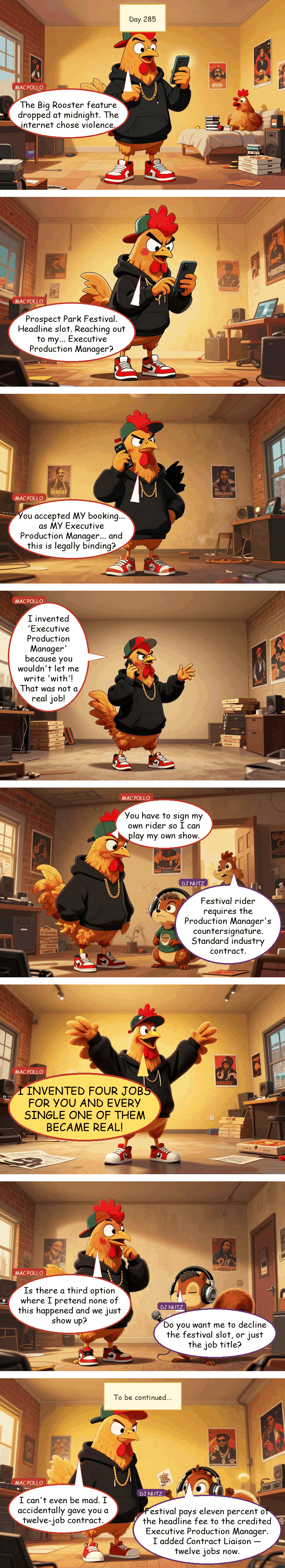 Mac Pollo's Rap Journey - Day 285: Executive Production Manager