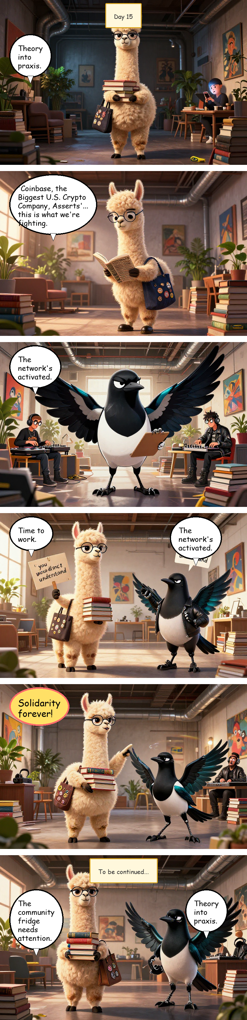 Solidarity House - Day 15: Day 15: The Feed