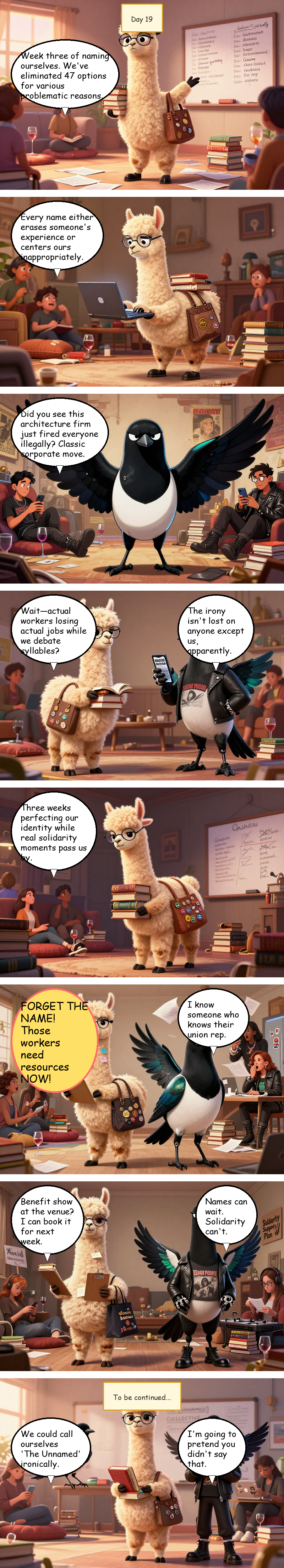 Solidarity House - Day 19: Day 19: The Name Game