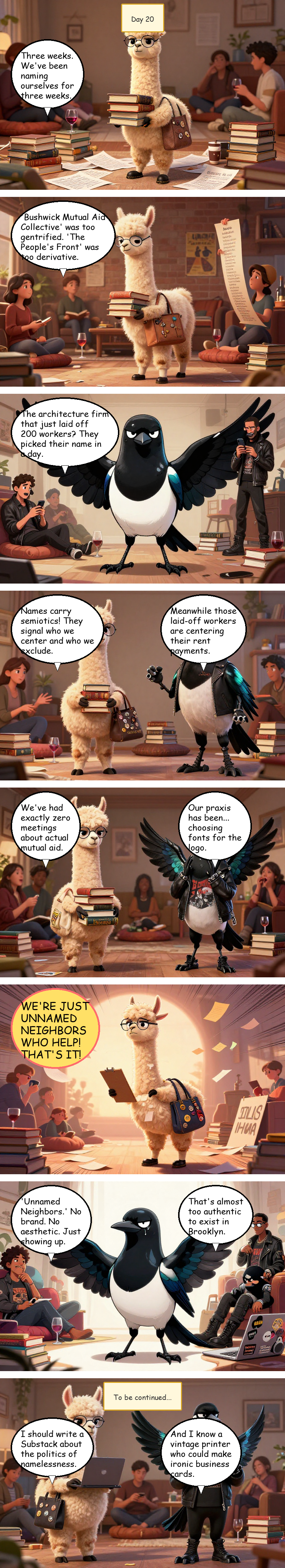 Solidarity House - Day 20: Day 20: The Name Game