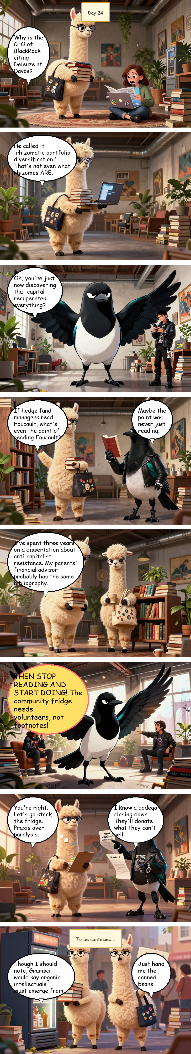 Solidarity House - Day 24: Day 24: The Davos Discourse