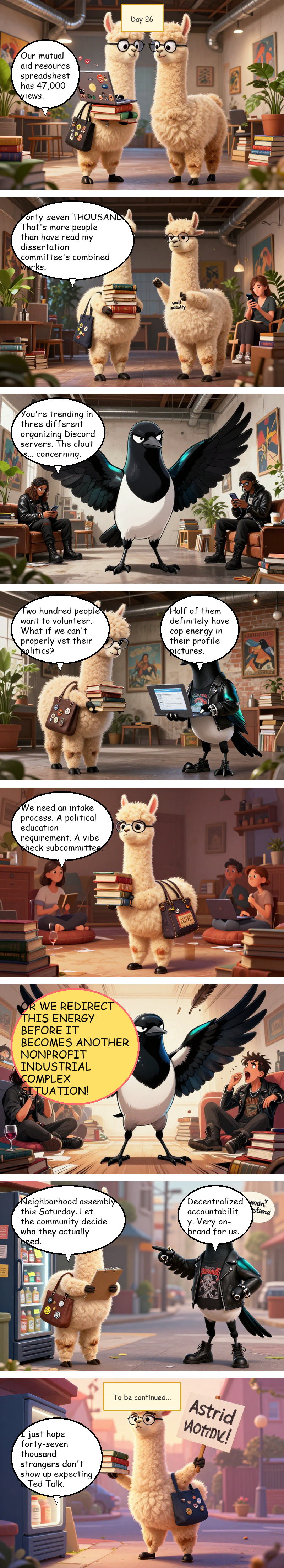 Solidarity House - Day 26: Day 26: The Algorithm of Solidarity