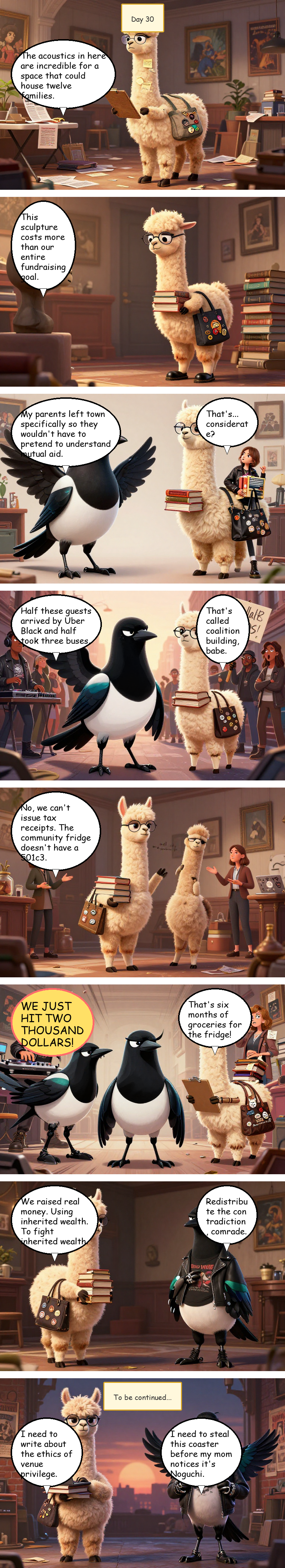 Solidarity House - Day 30: Day 30: The Loft Fundraiser