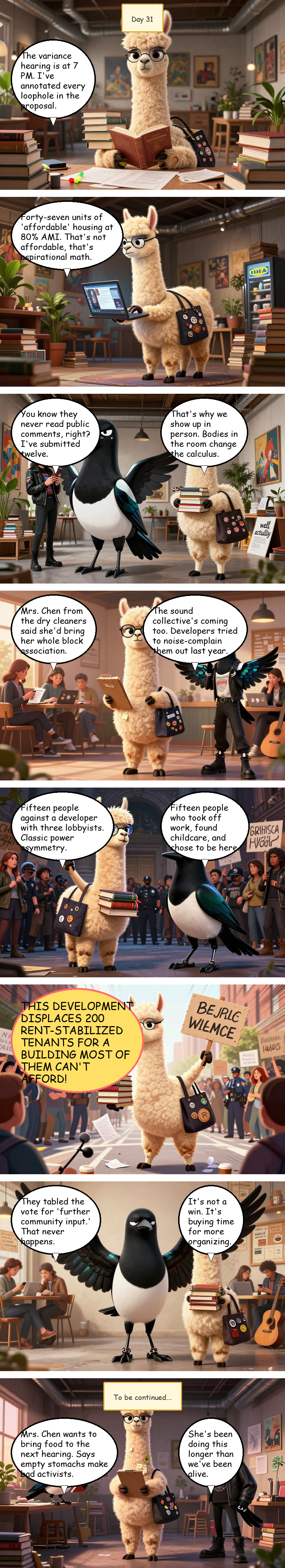 Solidarity House - Day 31: Day 31: The Zoning Hearing