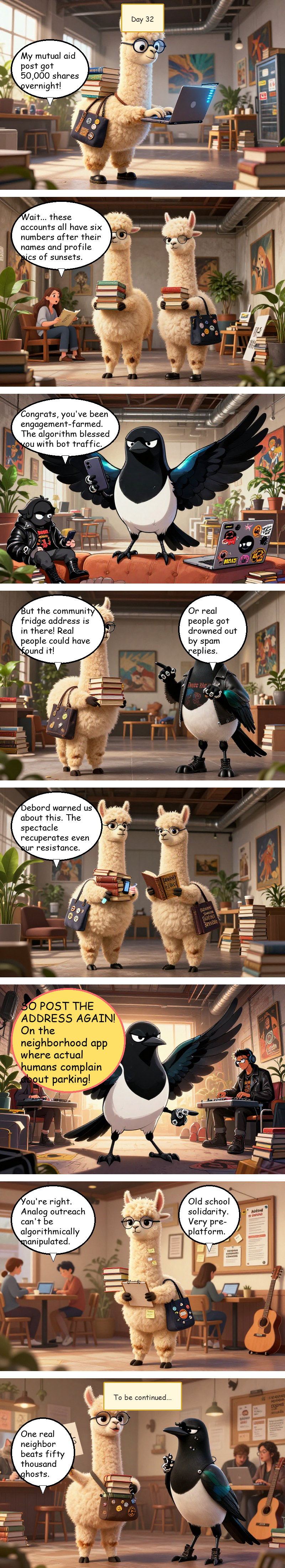 Solidarity House - Day 32: Day 32: The Algorithm's Favor