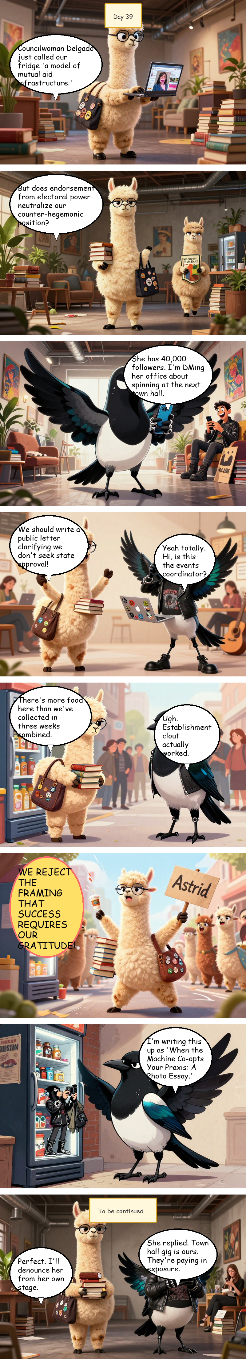 Solidarity House - Day 39: Day 39: The Endorsement Economy