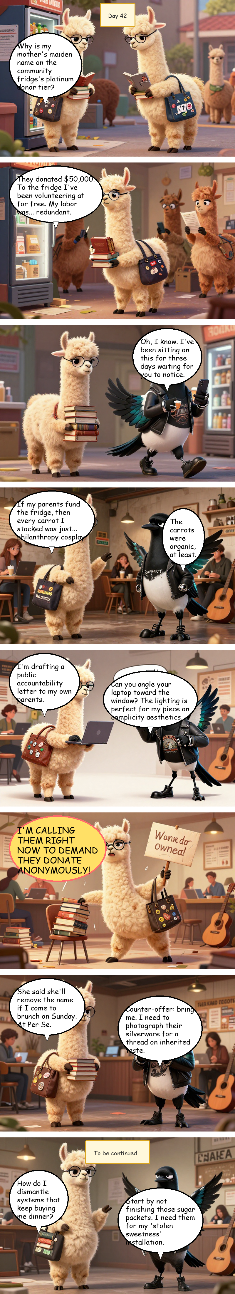 Solidarity House - Day 42: Day 42: The Donor List