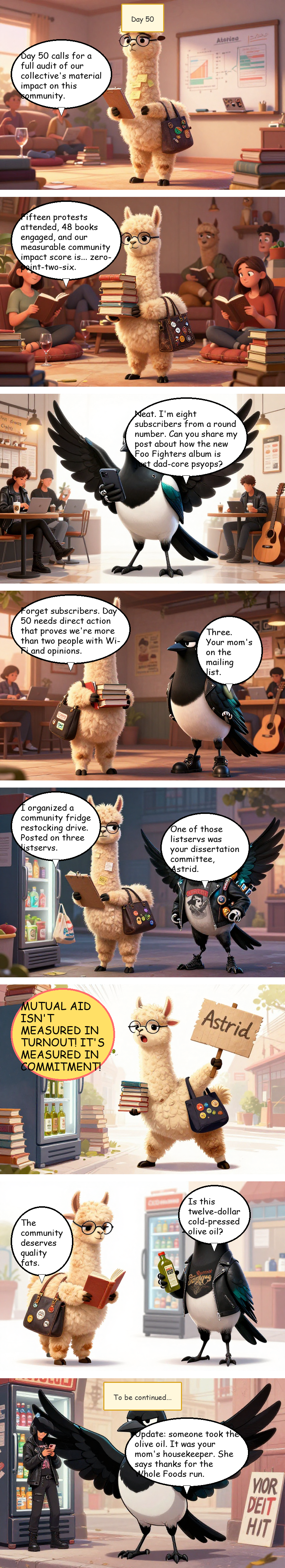 Solidarity House - Day 50: Day 50: The Audit