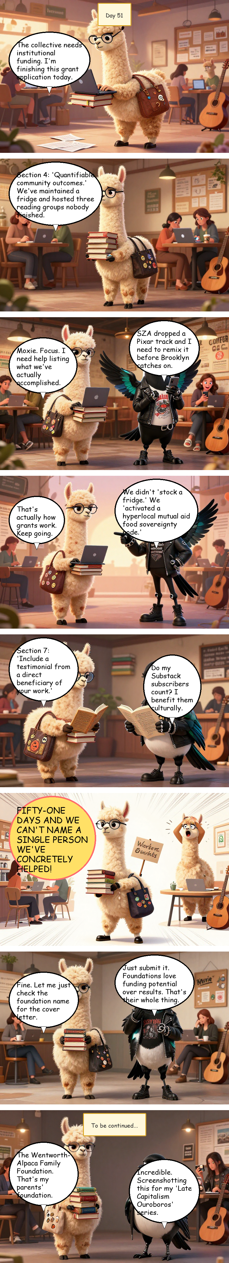 Solidarity House - Day 51: Day 51: The Grant Application