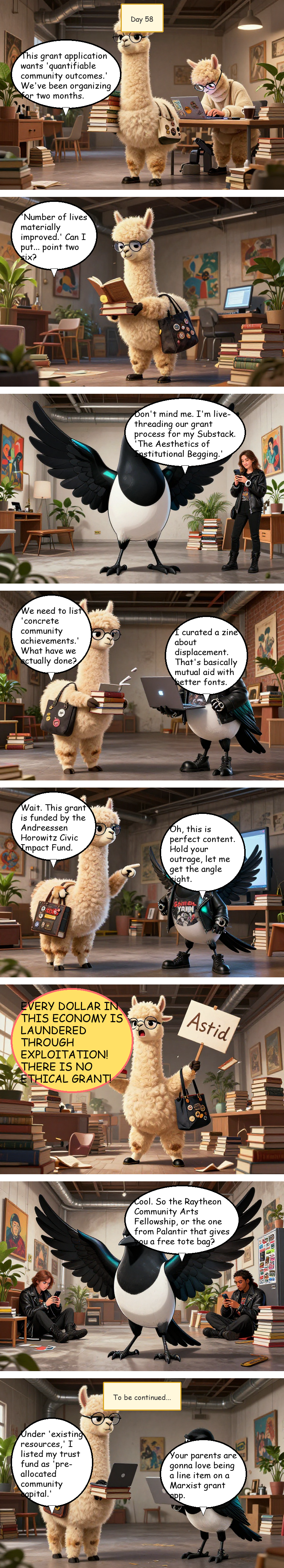 Solidarity House - Day 58: Day 58: The Grant Application