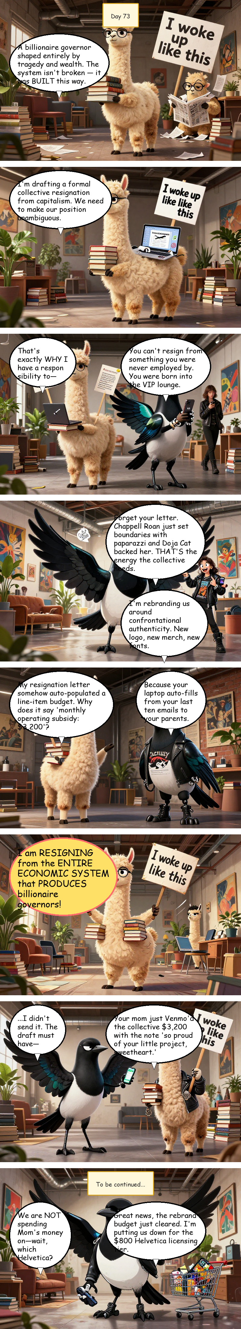 Solidarity House - Day 73: Day 73: The Counter-Resignation