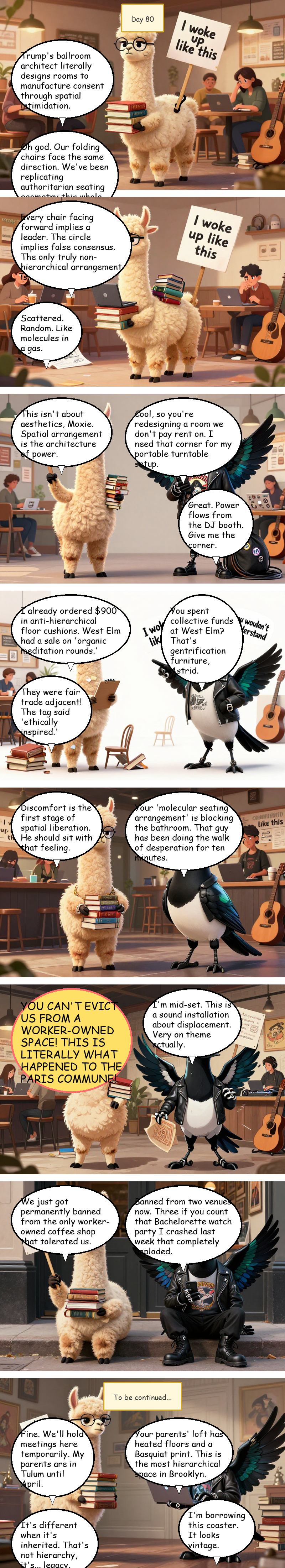 Solidarity House - Day 80: Day 80: The Spatial Politics of Folding Chairs