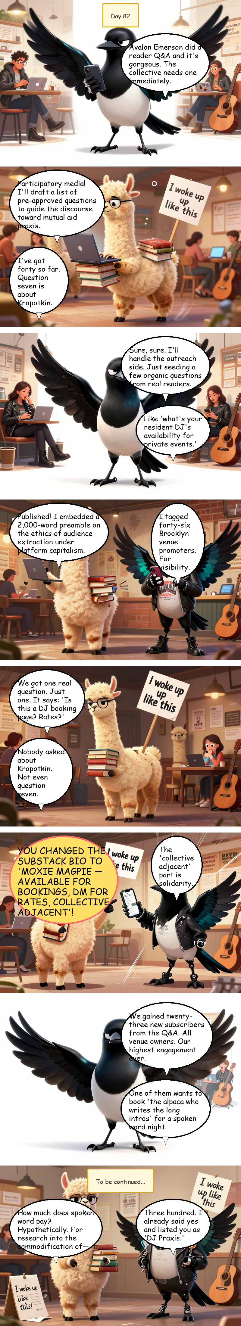 Solidarity House - Day 82: Day 82: The Q&A Catastrophe