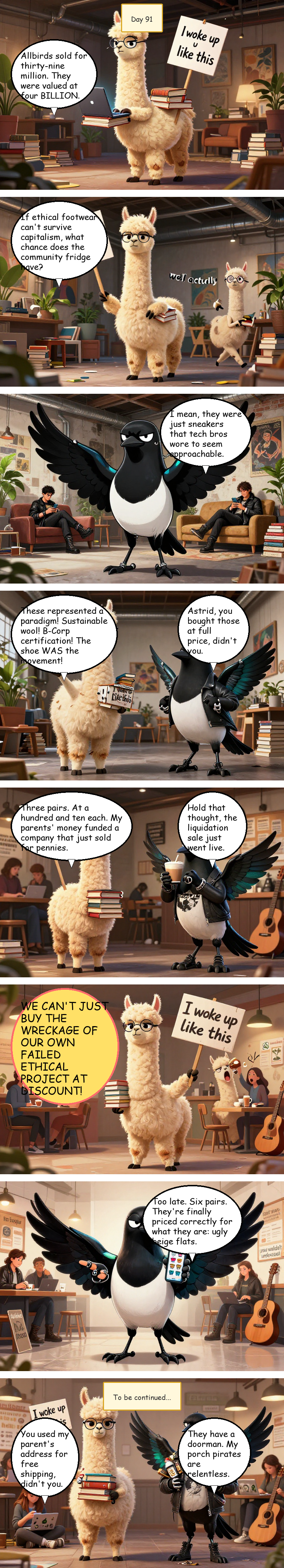 Solidarity House - Day 91: Day 91: Sole Searching