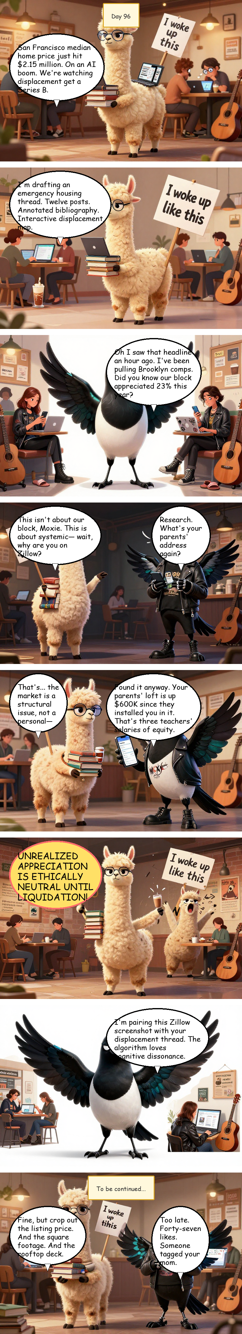 Solidarity House - Day 96: Day 96: Comps and Contradictions