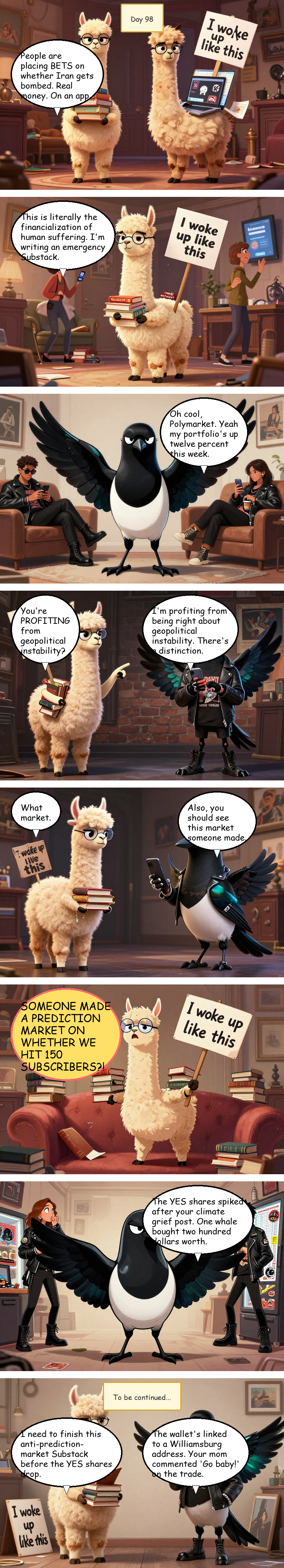 Solidarity House - Day 98: Day 98: The Futures Market of Feelings