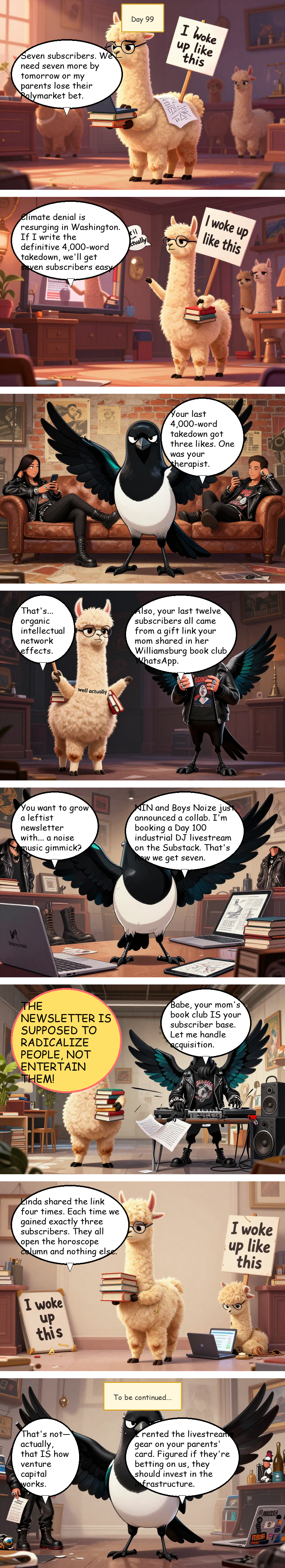 Solidarity House - Day 99: Day 99: Seven Subscribers Short