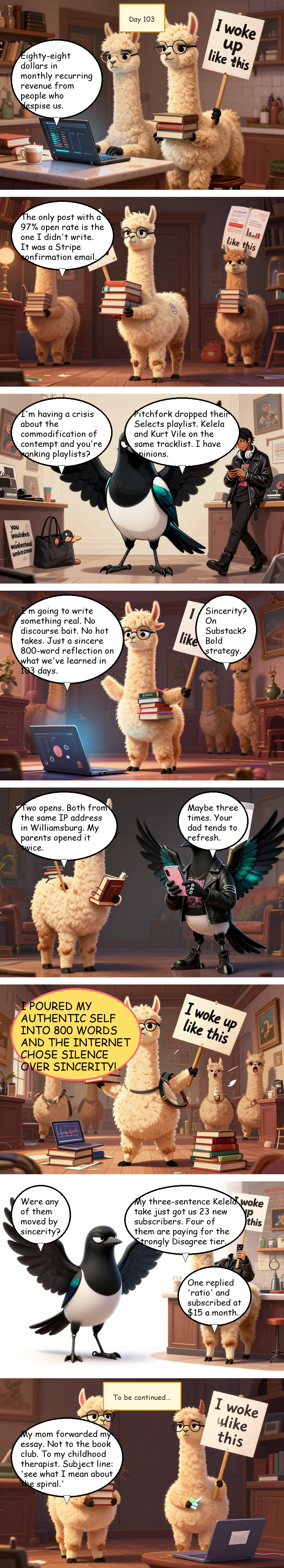 Solidarity House - Day 103: Day 103: The Sincerity Gap