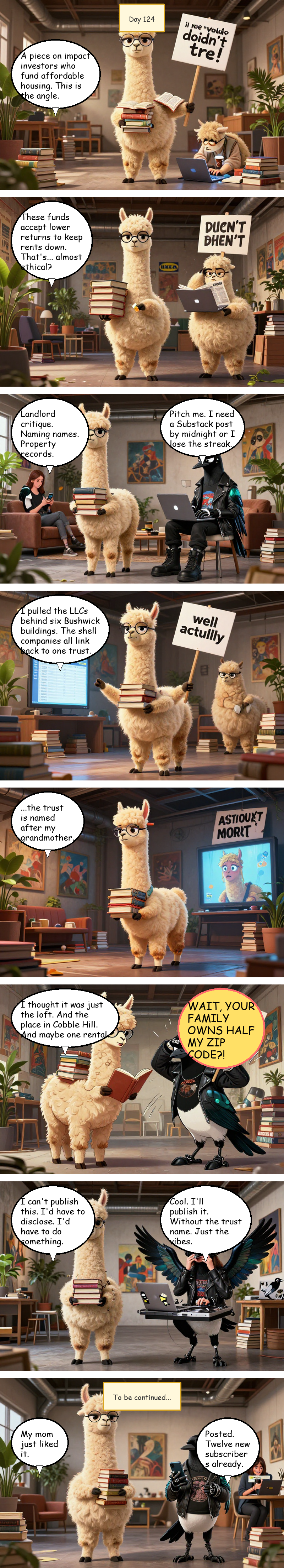 Solidarity House - Day 124: Day 124: The Receipts