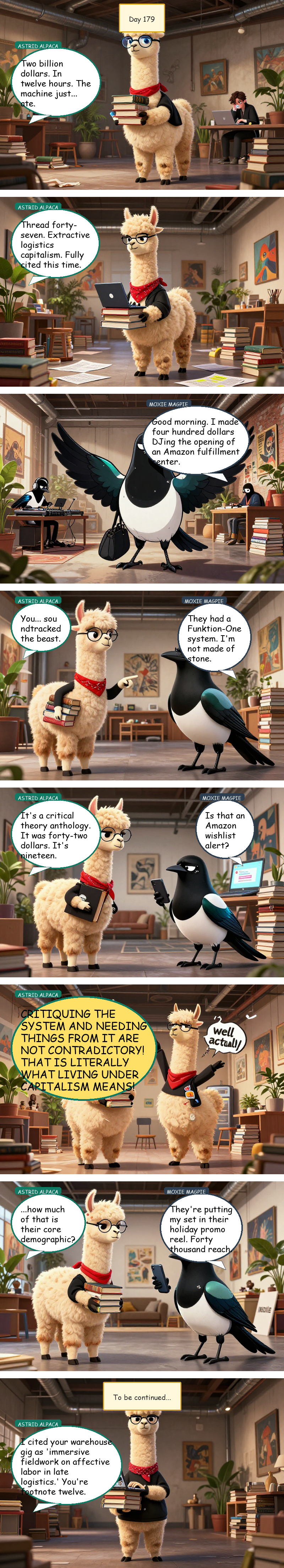 Solidarity House - Day 179: Logistics of Conscience