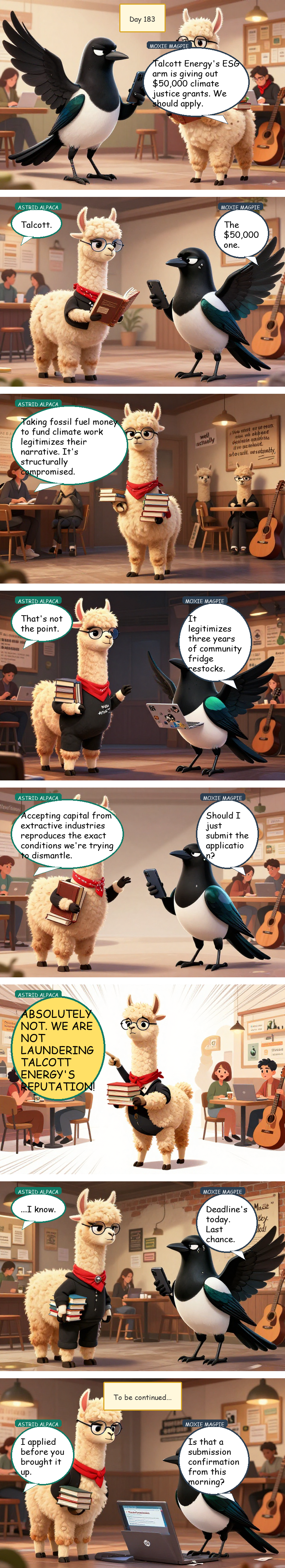 Solidarity House - Day 183: Pipeline Money