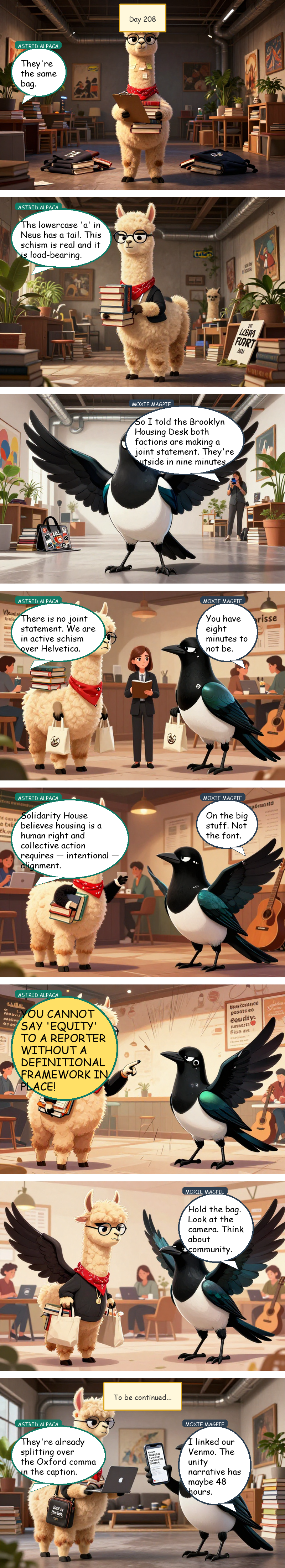 Solidarity House - Day 208: The Unified Statement