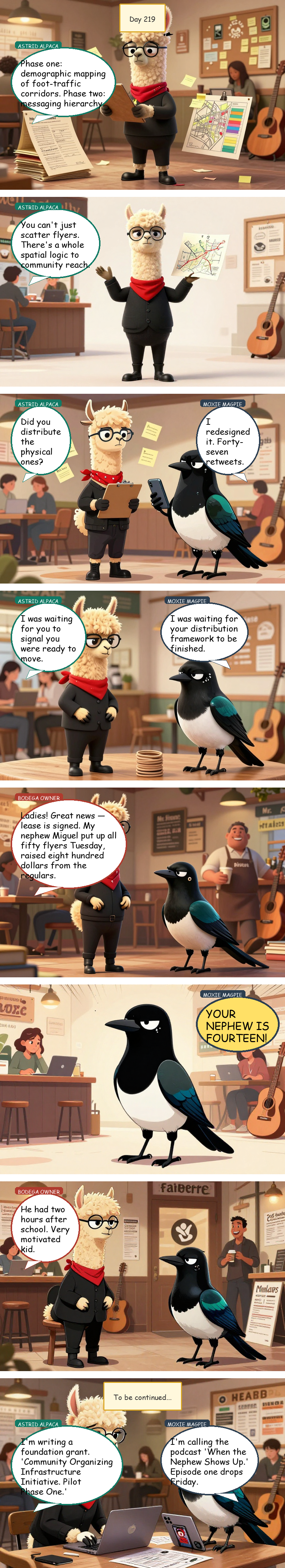 Solidarity House - Day 219: When the Nephew Shows Up