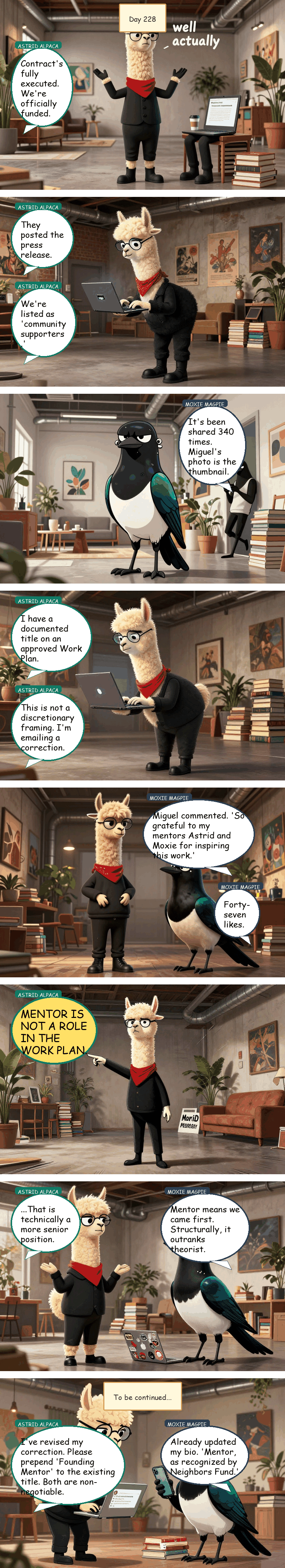Solidarity House - Day 228: Founding Mentor