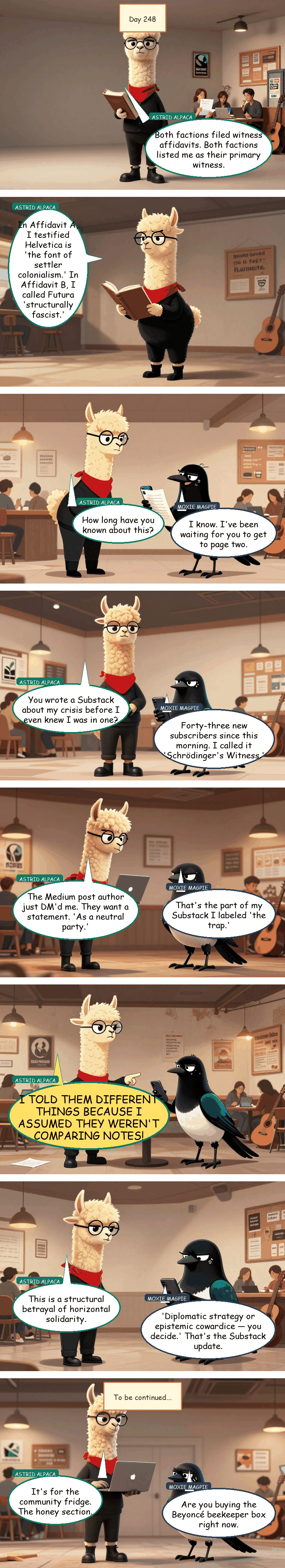 Solidarity House - Day 248: Epistemic Flexibility