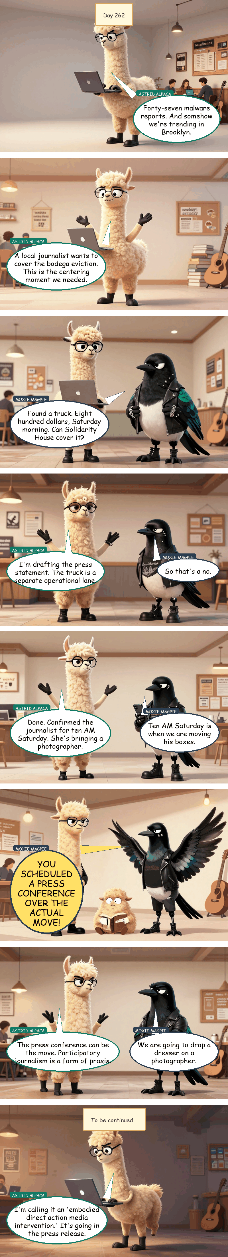 Solidarity House - Day 262: Participatory Journalism