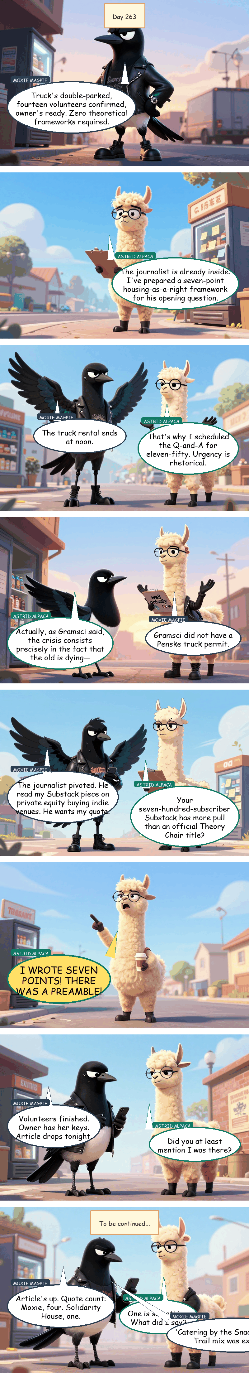 Solidarity House - Day 263: The Seven-Point Framework