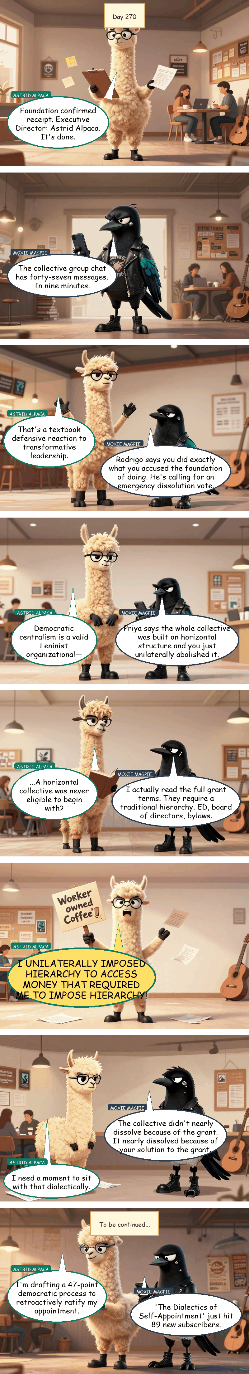 Solidarity House - Day 270: The Executive Decision